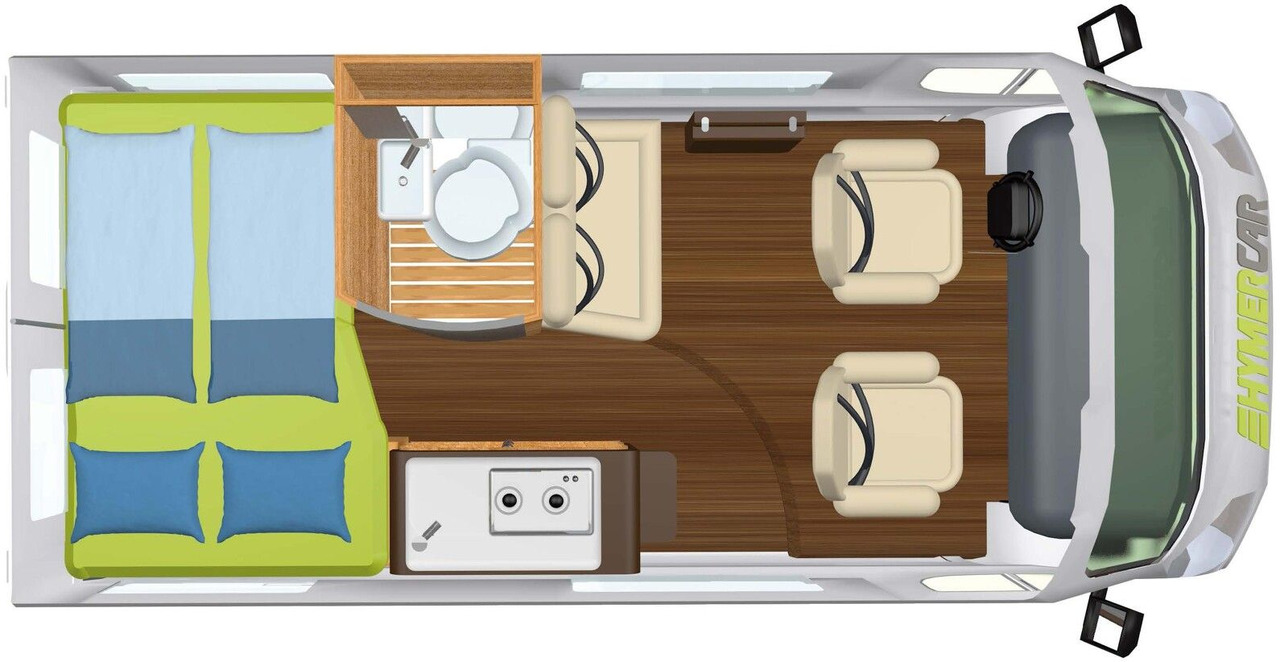 HYMER / ERIBA / HYMERCAR Ayers Rock Fiat 1.HAND#SEHR GEPFLEGT#NAVI#AHK - Camper van: picture 2 HYMER / ERIBA / HYMERCAR Ayers Rock Fiat 1.HAND#SEHR GEPFLEGT#NAVI#AHK - Camper van: picture 2