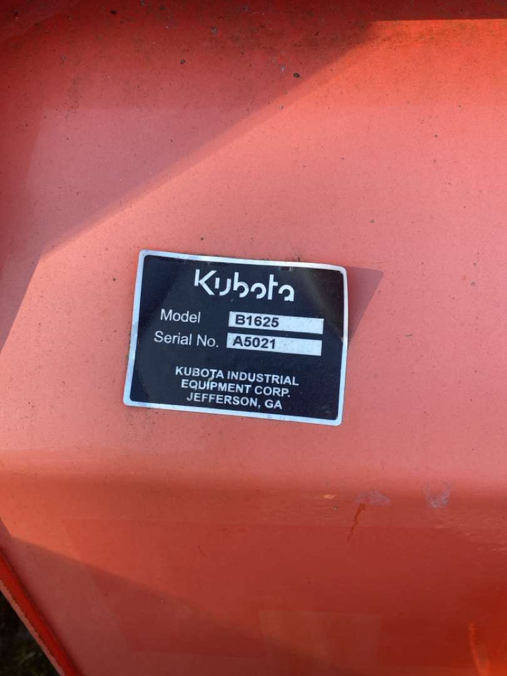 Kubota B1625 skuffe - Attachment: picture 5 Kubota B1625 skuffe - Attachment: picture 5