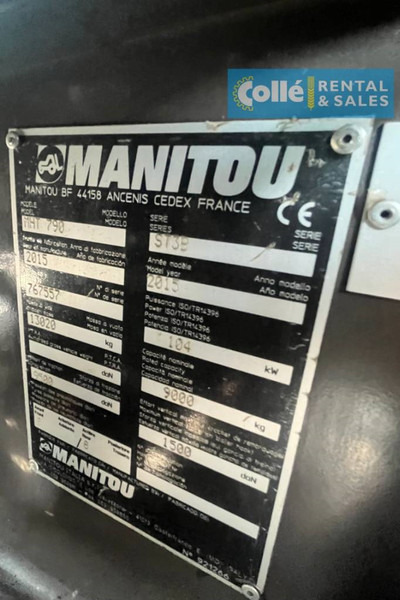 Telescopic handler Manitou MHT 790 | 2015: picture 17