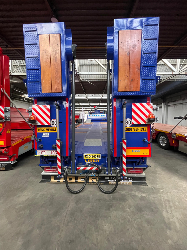 New Low loader semi-trailer for transportation of heavy machinery LIDER 4 assige semi-trailer: picture 6
