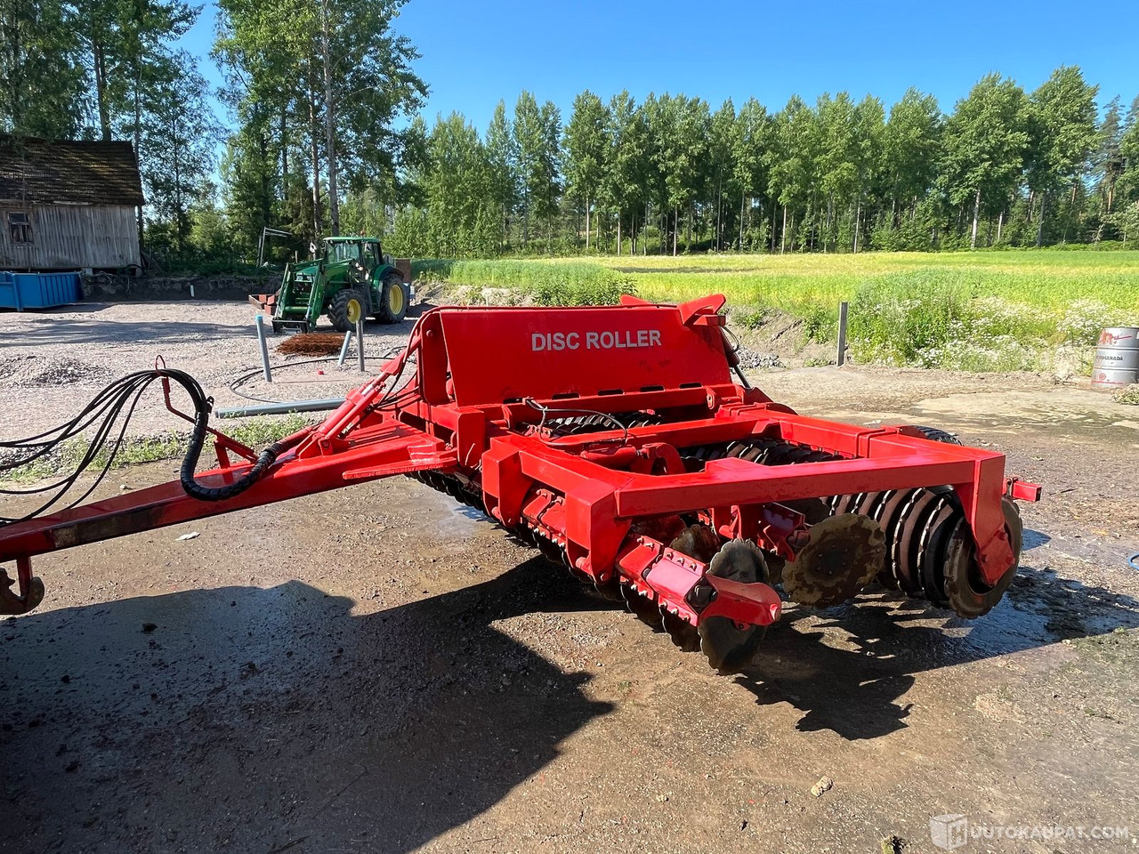 He-Va hydraulisesti nouseva lautasmuokkain, 2005, Sipoo - Disc harrow: picture 1 He-Va hydraulisesti nouseva lautasmuokkain, 2005, Sipoo - Disc harrow: picture 1