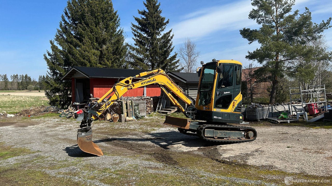 Kumitelakaivinkone Hyundai Robex 30z-9ak, vm. 2019, Eura - Mini excavator: picture 1 Kumitelakaivinkone Hyundai Robex 30z-9ak, vm. 2019, Eura - Mini excavator: picture 1