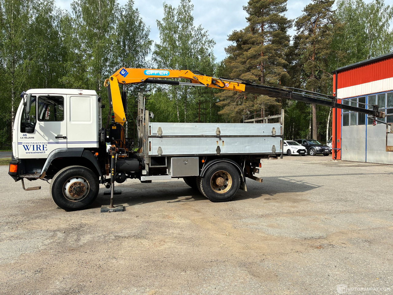 MAN 10.220, 2006 Kuorma-auto 4x4 + Effer 75 nosturi ja henkilönnostokori, Hattula - Truck: picture 2 MAN 10.220, 2006 Kuorma-auto 4x4 + Effer 75 nosturi ja henkilönnostokori, Hattula - Truck: picture 2