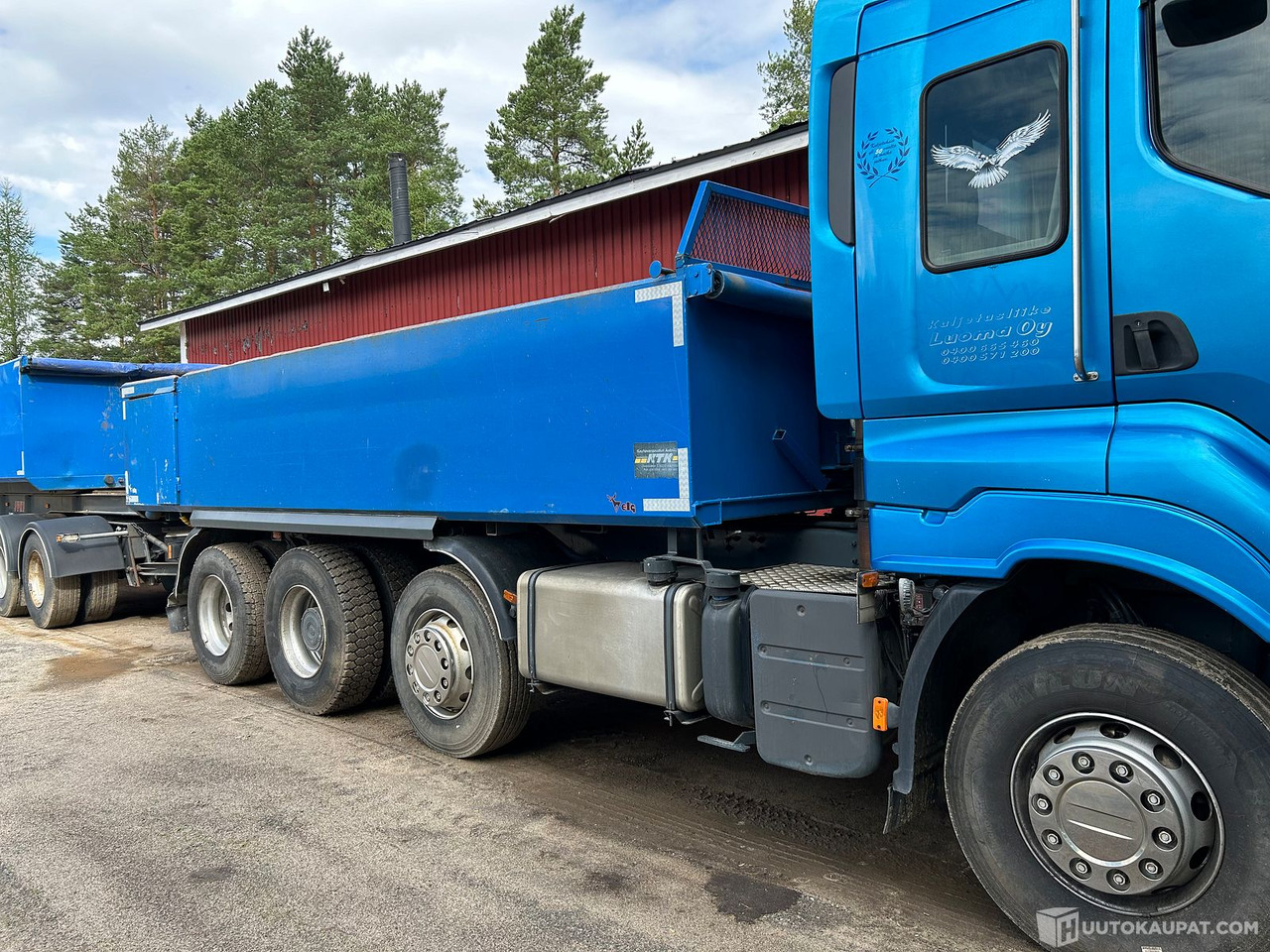 Sisu R500E 13M & Jyki 4-akselinen kasettiyhdistelmä, 2008, Kauhava - Truck: picture 2 Sisu R500E 13M & Jyki 4-akselinen kasettiyhdistelmä, 2008, Kauhava - Truck: picture 2