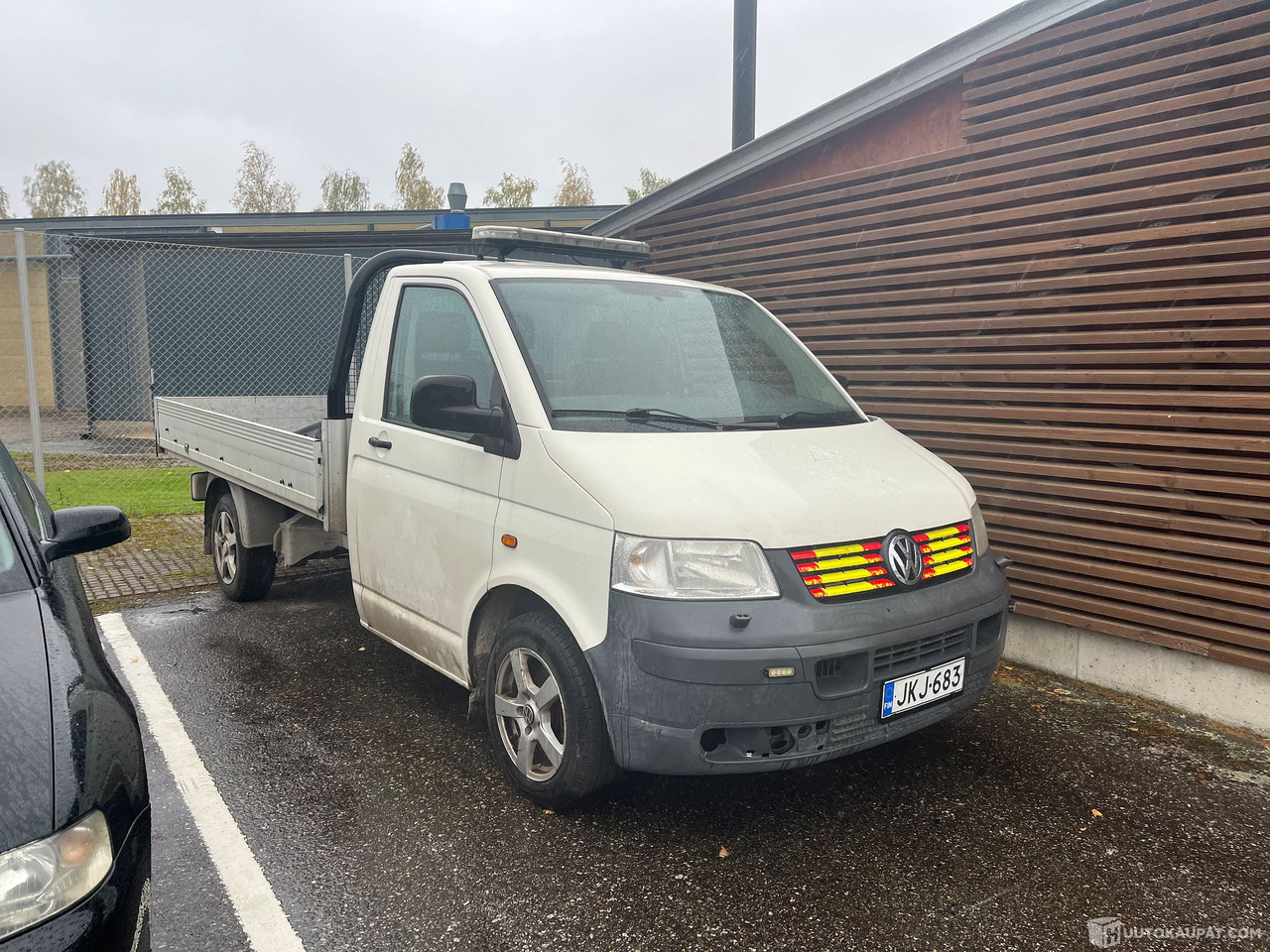 Volkswagen Transporter, lava-auto, 2007, korjattavaksi, Salo - Flatbed van: picture 1 Volkswagen Transporter, lava-auto, 2007, korjattavaksi, Salo - Flatbed van: picture 1