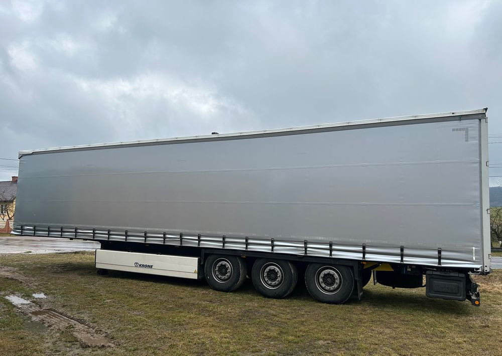Curtainsider semi-trailer Krone STANDARD 2021 podnoszona oś OPONY 70% / STAN BARDZO DOBRY / OD PIERWSZEGO WŁAŚCICIELA / PALECIARA / TOP / sprowadzona z Niemiec !!: picture 11
