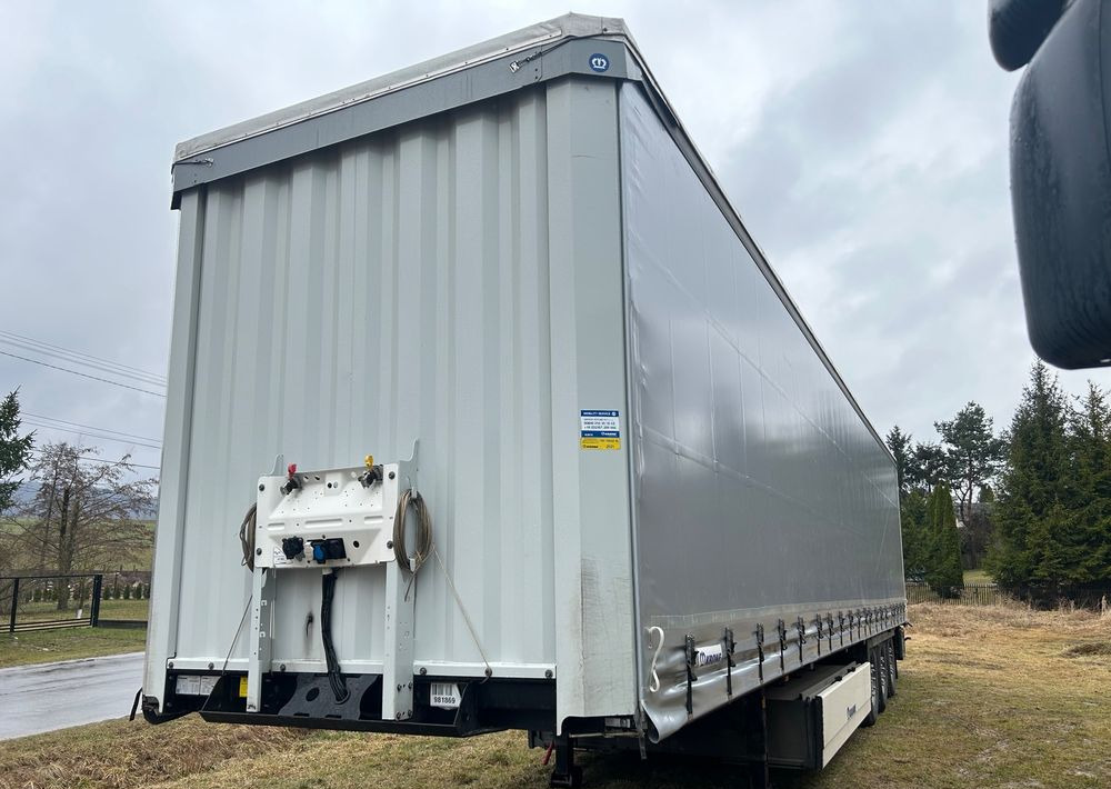Curtainsider semi-trailer Krone STANDARD 2021 podnoszona oś OPONY 70% / STAN BARDZO DOBRY / OD PIERWSZEGO WŁAŚCICIELA / PALECIARA / TOP / sprowadzona z Niemiec !!: picture 6