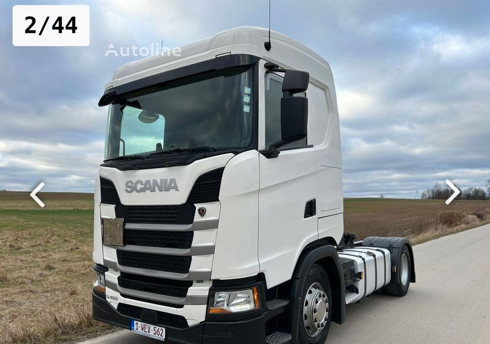 Scania R450 RETARDER HYDRAULIKA 7300kg / KLIMA POSTOJOWA z Niemiec HYDRAULIKA - Tractor unit: picture 1 Scania R450 RETARDER HYDRAULIKA 7300kg / KLIMA POSTOJOWA z Niemiec HYDRAULIKA - Tractor unit: picture 1