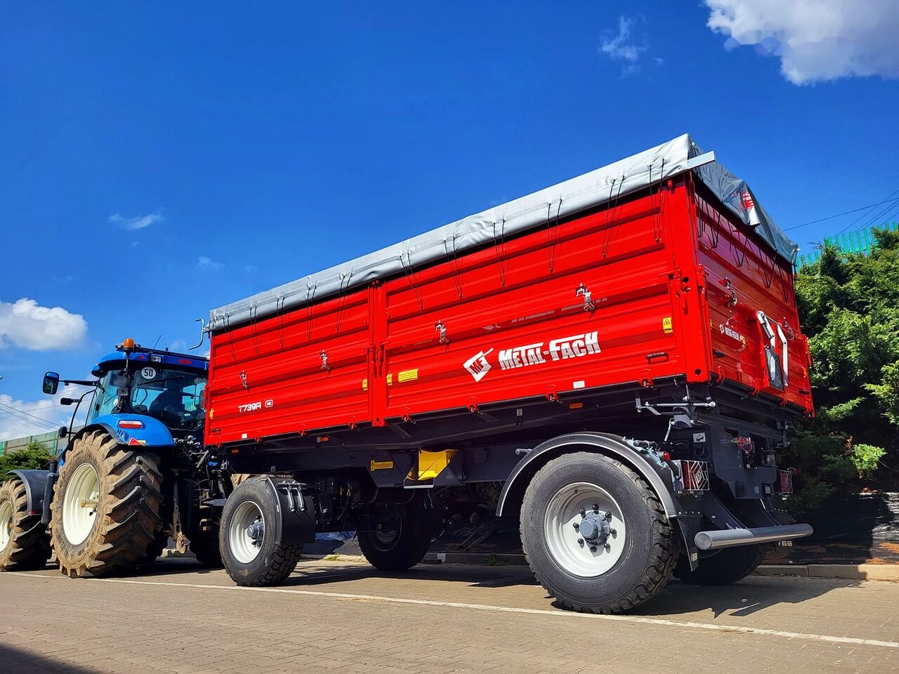 Metal-Fach T739A - 14t dwuosiowa - Farm tipping trailer/ Dumper: picture 4 Metal-Fach T739A - 14t dwuosiowa - Farm tipping trailer/ Dumper: picture 4