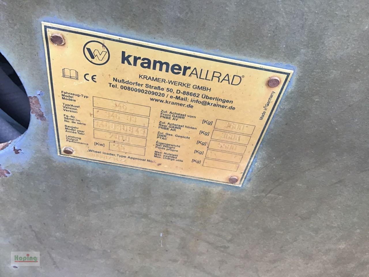 Wheel loader Kramer 750: picture 7