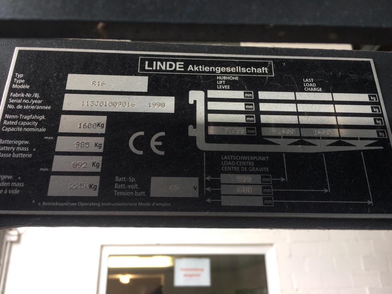 Linde R16 - Forklift: picture 5 Linde R16 - Forklift: picture 5