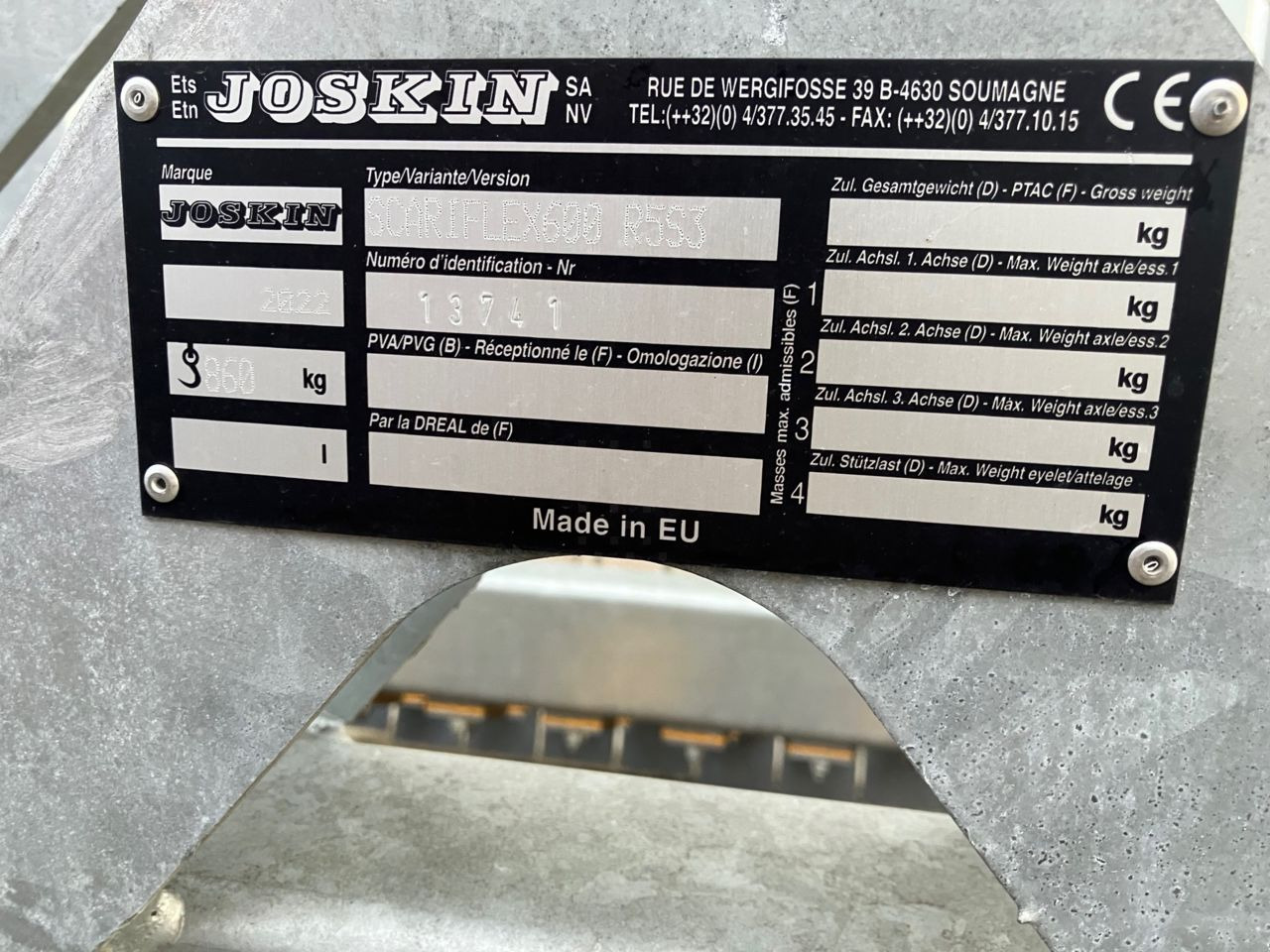 Joskin SCARIFLEX 600 R5S3 - Harrow: picture 2 Joskin SCARIFLEX 600 R5S3 - Harrow: picture 2