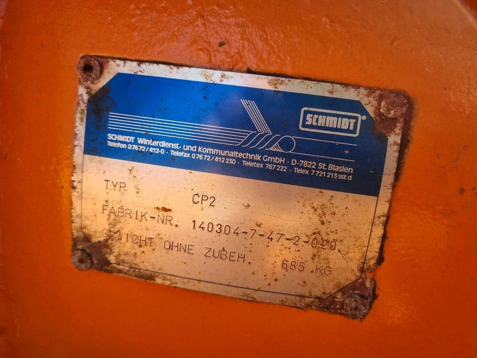 Schmidt CP2 Schneepflug Schneeschild Winterdienst Unimog - Snow plough: picture 3 Schmidt CP2 Schneepflug Schneeschild Winterdienst Unimog - Snow plough: picture 3