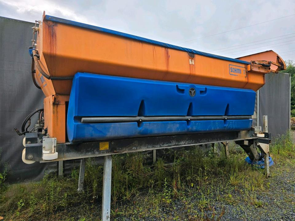 Sand/ Salt spreader Schmidt Stratos S80 8m3 Salzstreuer Salzsilo Aufbaustreuer LKW Winterdienst Küpper-Weisser: picture 7