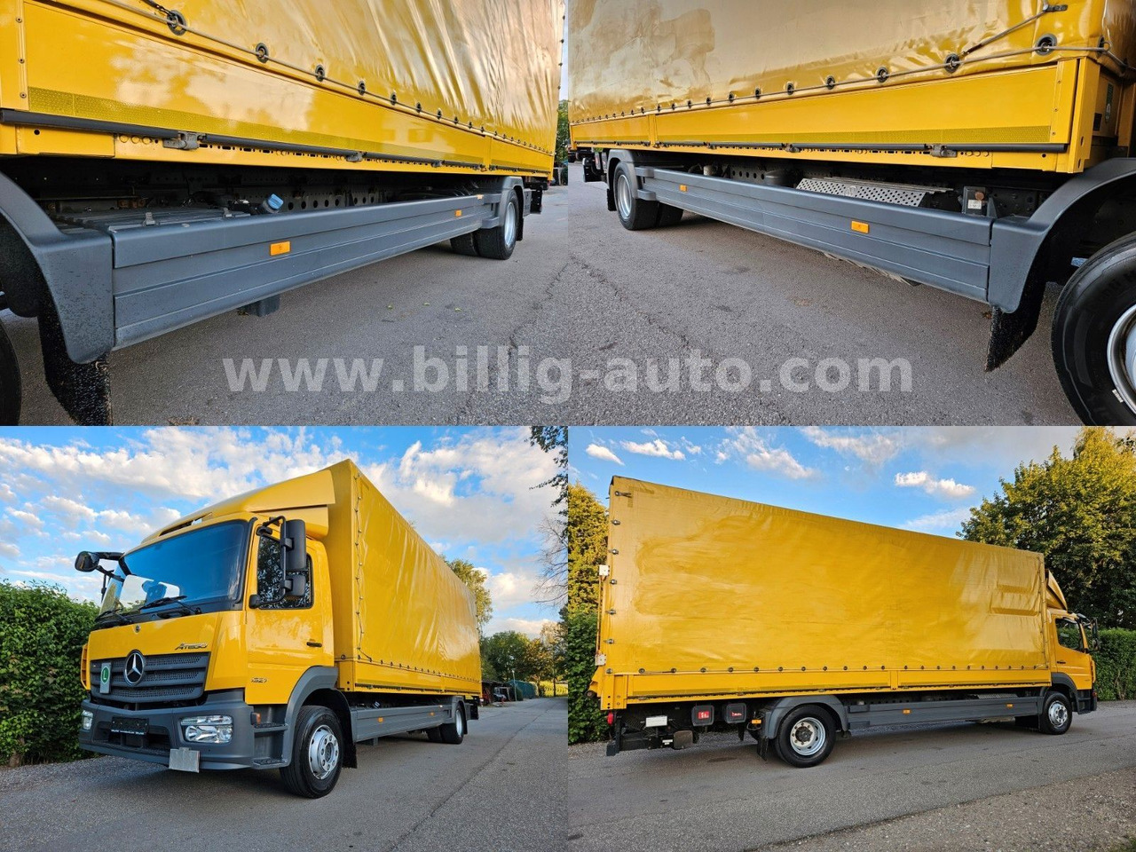 Curtainsider truck Mercedes-Benz Atego 1327 L * BREMS/SPUR-ASS*DIFF.*LBW*AHK*7.2m: picture 19