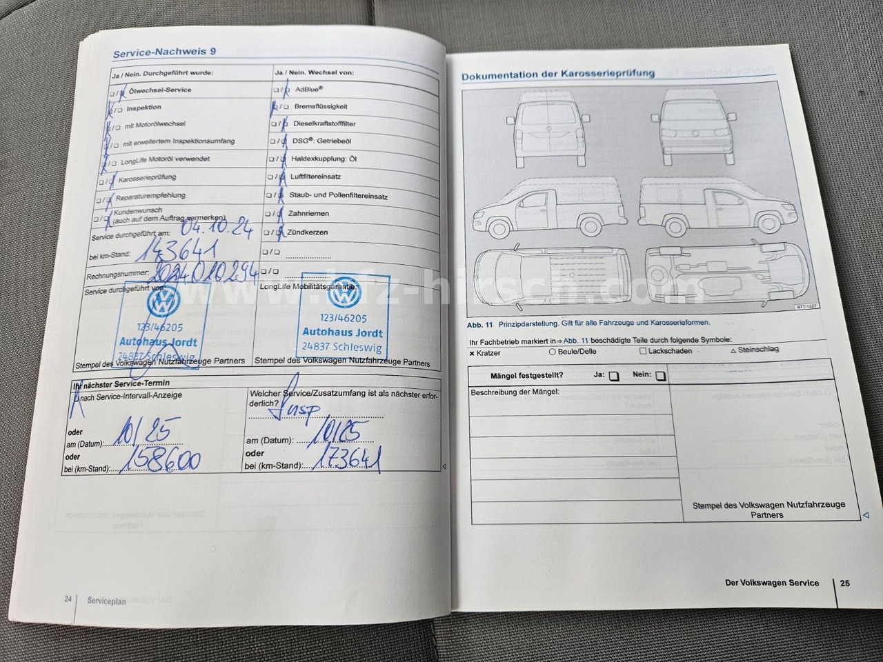 Small van Volkswagen T6 2.0TDI Transporter 2xSchiebetüre Scheckheft: picture 11