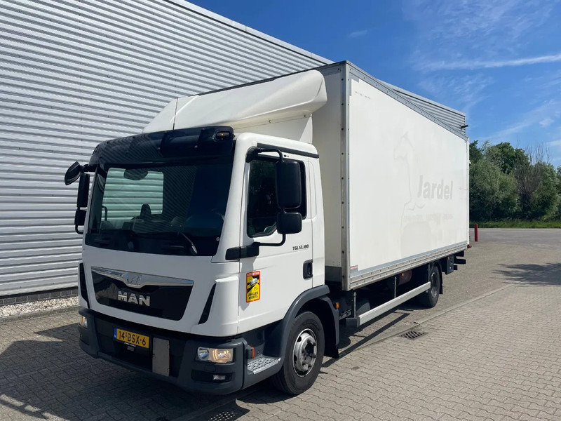 MAN TGL 12.180 / DHOLLANDIA 1500 KG LAADKLEP / AUTOMAAT / - Box truck: picture 1 MAN TGL 12.180 / DHOLLANDIA 1500 KG LAADKLEP / AUTOMAAT / - Box truck: picture 1