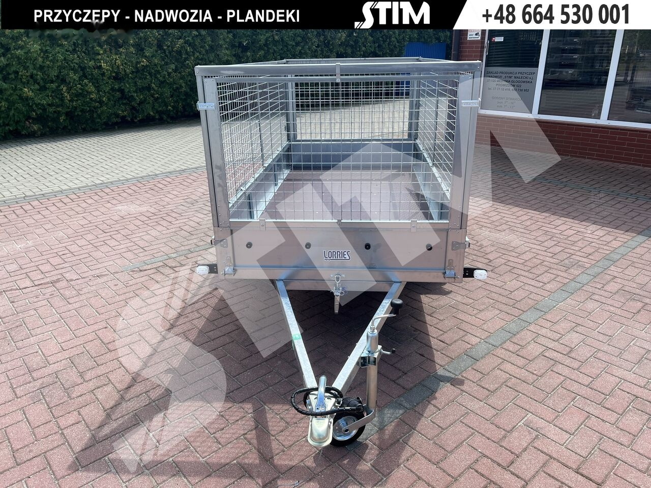 New Car trailer Lorries PU75-2613 uchylna + nadstawka: picture 9