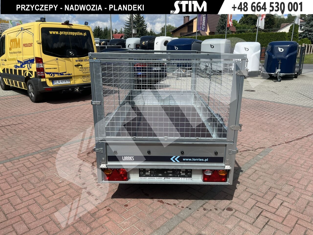 Lorries PU75-2613 uchylna + nadstawka - Car trailer: picture 4 Lorries PU75-2613 uchylna + nadstawka - Car trailer: picture 4