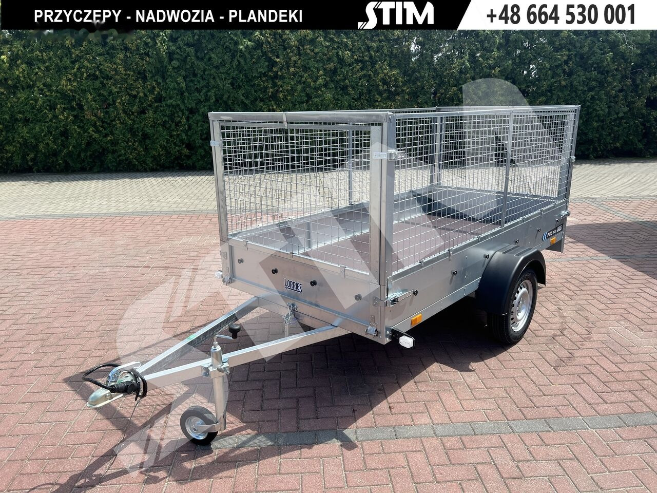 New Car trailer Lorries PU75-2613 uchylna + nadstawka: picture 8