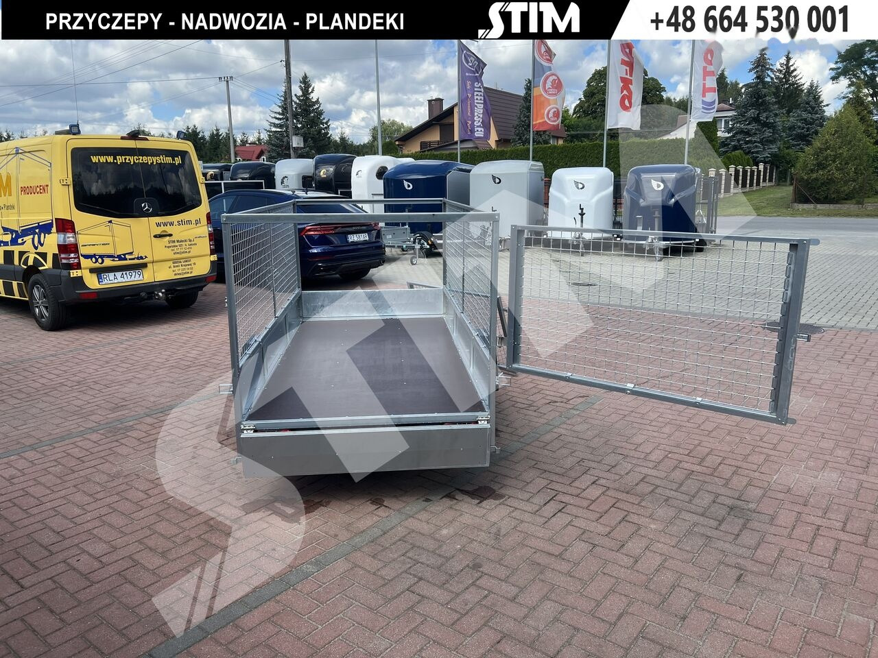 New Car trailer Lorries PU75-2613 uchylna + nadstawka: picture 15