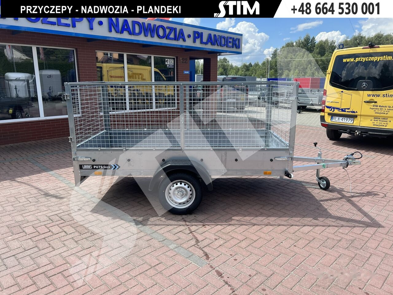 Lorries PU75-2613 uchylna + nadstawka - Car trailer: picture 2 Lorries PU75-2613 uchylna + nadstawka - Car trailer: picture 2