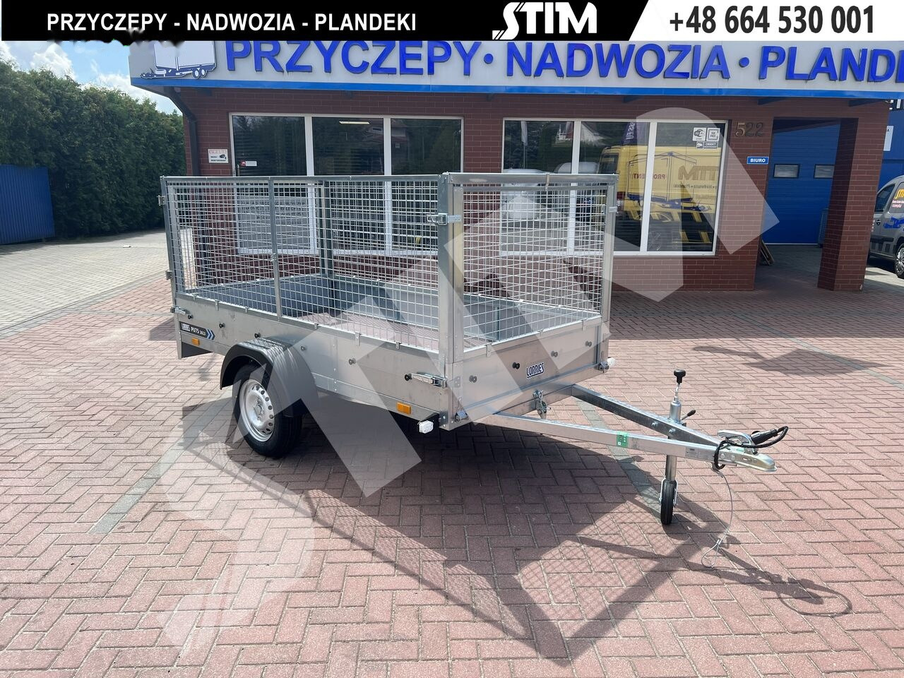 Lorries PU75-2613 uchylna + nadstawka - Car trailer: picture 1 Lorries PU75-2613 uchylna + nadstawka - Car trailer: picture 1
