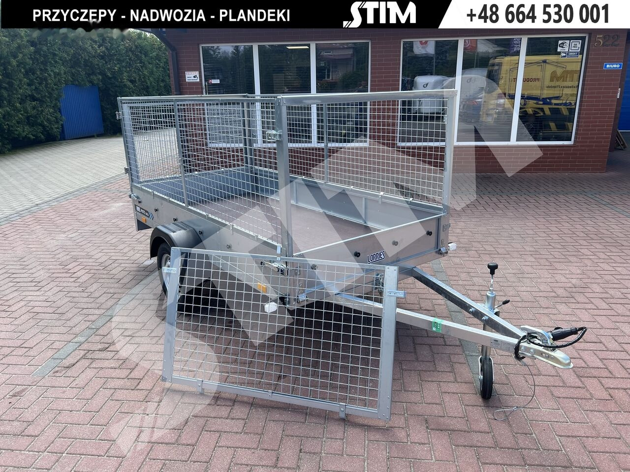 New Car trailer Lorries PU75-2613 uchylna + nadstawka: picture 14