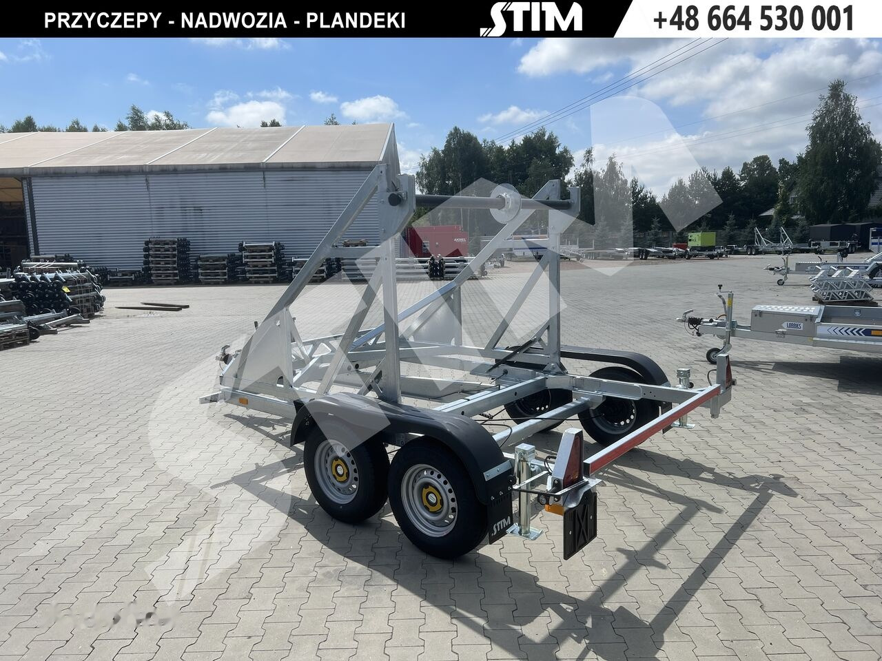 Stim S22/KB-27WR-KN - Cable drum trailer: picture 4 Stim S22/KB-27WR-KN - Cable drum trailer: picture 4