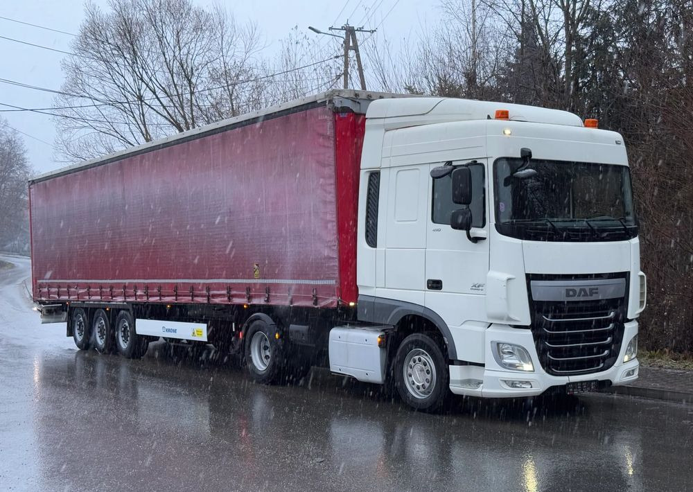 DAF * Zestaw * DAF 106 Euro 6 + Naczepa Krone * Bardzo Dobry Stan - Curtainsider truck: picture 2 DAF * Zestaw * DAF 106 Euro 6 + Naczepa Krone * Bardzo Dobry Stan - Curtainsider truck: picture 2