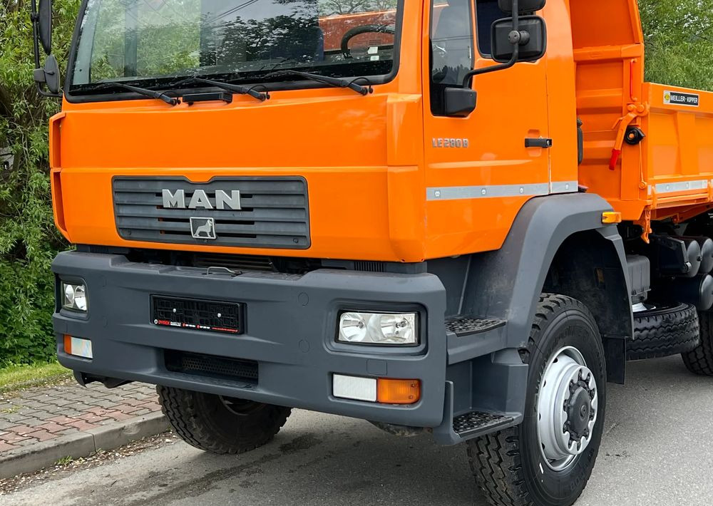 Tipper MAN * LE 280 B * MAN * 4x4 * Kiper Wywrotka x3 * Meiller * Sprowadzony * Stan Perfekcyjny *: picture 15