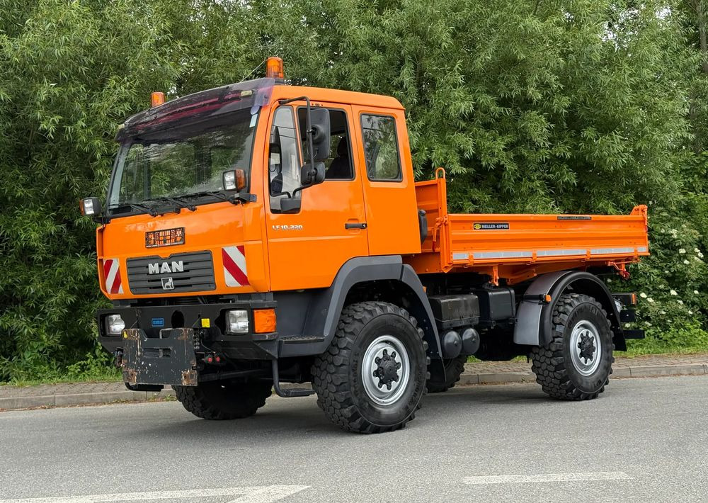 MAN * MAN 10-220 * Kiper Wywrotka Meiller * 4x4 * Zimowe Utrzymanie * Unimog * - Tipper: picture 2 MAN * MAN 10-220 * Kiper Wywrotka Meiller * 4x4 * Zimowe Utrzymanie * Unimog * - Tipper: picture 2