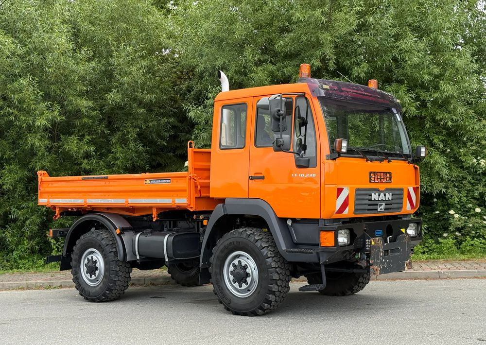 Tipper MAN * MAN 10-220 * Kiper Wywrotka Meiller * 4x4 * Zimowe Utrzymanie * Unimog *: picture 19