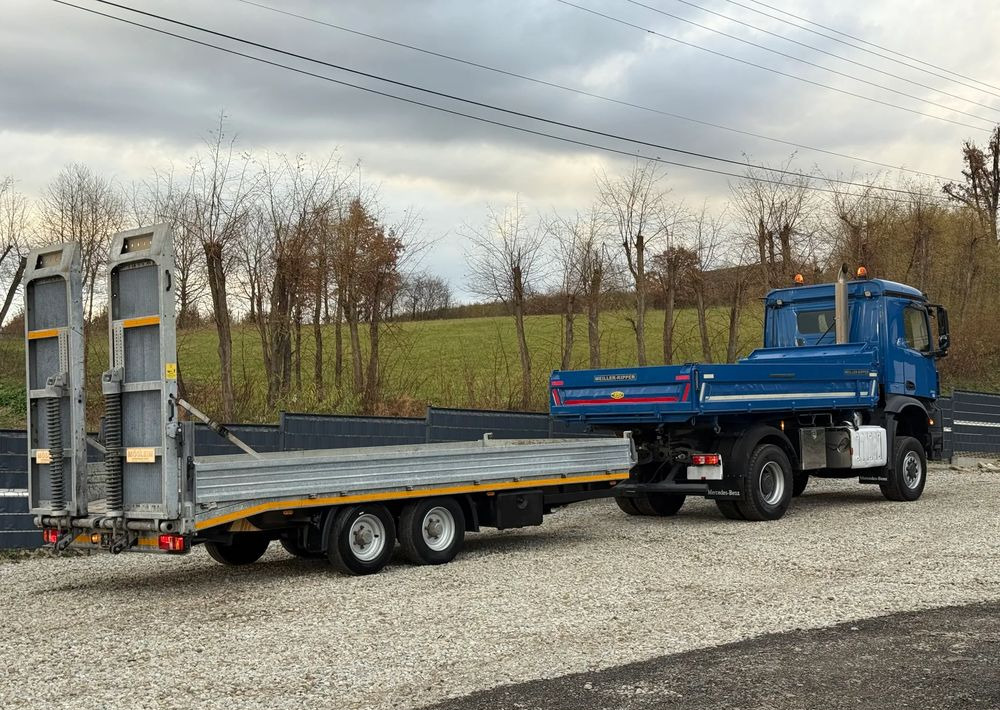 Tipper Mercedes-Benz * Arocs * 4X4 * JAK NOWY * Wywrotka Kiper Meiller+ Przyczepa * Zestaw  Sprowadzony * 80.700 km Oryginalnie * Mercedes: picture 35