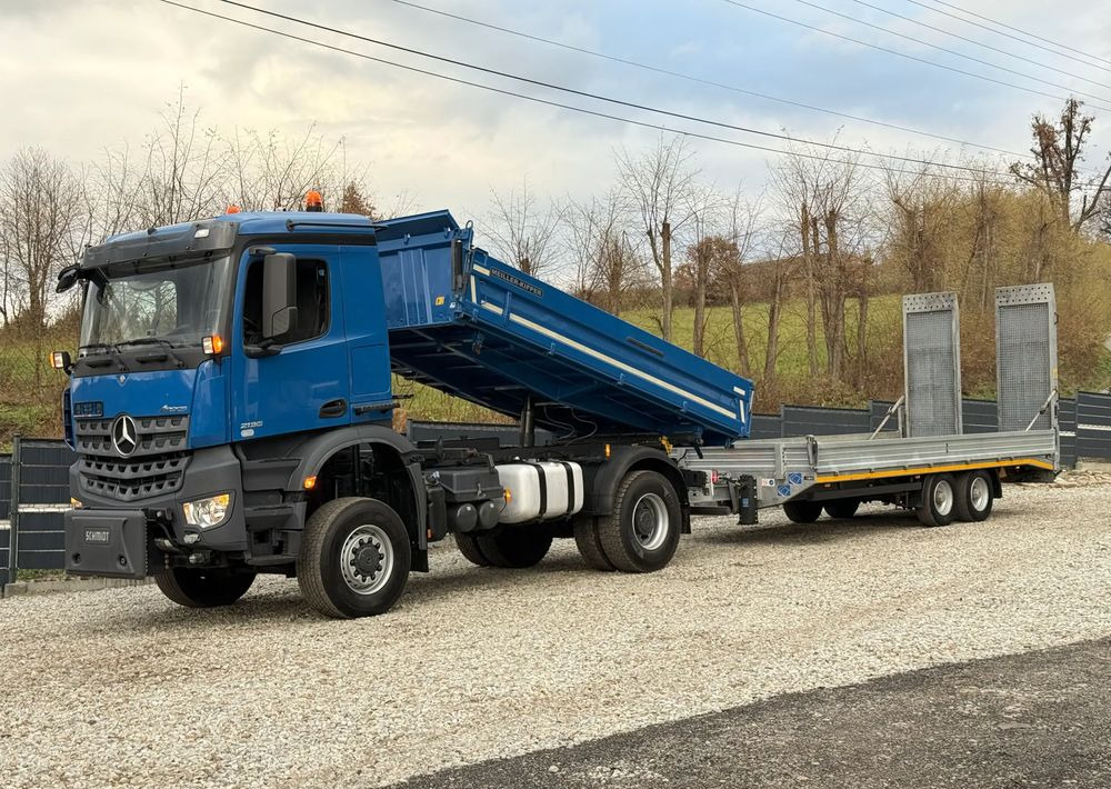 Tipper Mercedes-Benz * Arocs * 4X4 * JAK NOWY * Wywrotka Kiper Meiller+ Przyczepa * Zestaw  Sprowadzony * 80.700 km Oryginalnie * Mercedes: picture 18