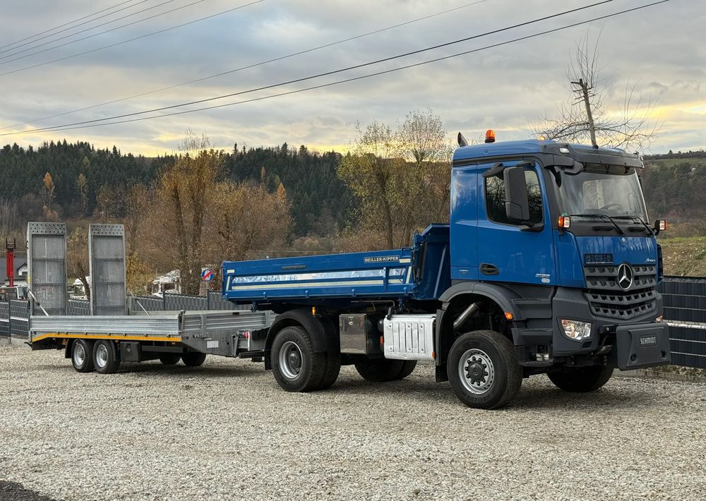 Tipper Mercedes-Benz * Arocs * 4X4 * JAK NOWY * Wywrotka Kiper Meiller+ Przyczepa * Zestaw  Sprowadzony * 80.700 km Oryginalnie * Mercedes: picture 29