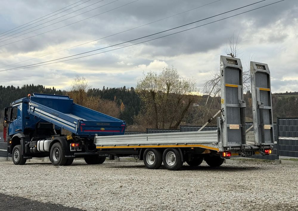 Tipper Mercedes-Benz * Arocs * 4X4 * JAK NOWY * Wywrotka Kiper Meiller+ Przyczepa * Zestaw  Sprowadzony * 80.700 km Oryginalnie * Mercedes: picture 19