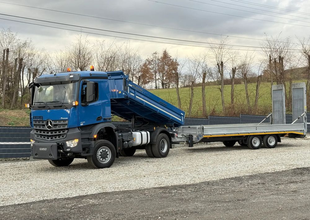 Tipper Mercedes-Benz * Arocs * 4X4 * JAK NOWY * Wywrotka Kiper Meiller+ Przyczepa * Zestaw  Sprowadzony * 80.700 km Oryginalnie * Mercedes: picture 28
