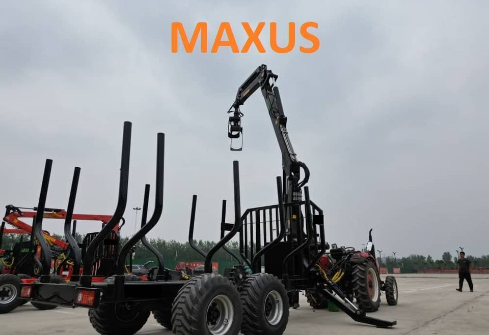 New Forestry trailer Maxus MAXUS 1400 Erdészeti Pótkocsi + Daru 780: picture 6