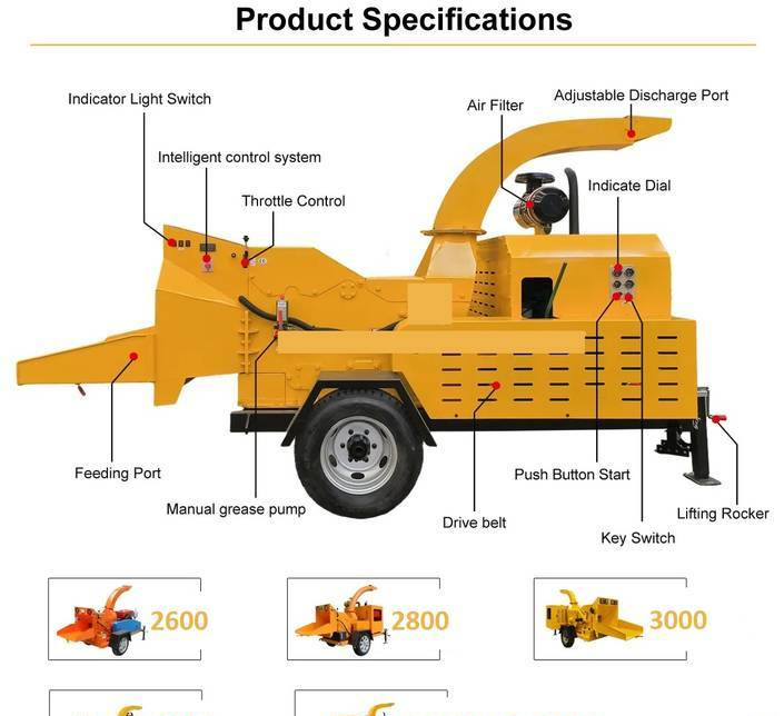 NEW MAXUS 320 HP Chipper 8T/h like Bandit Warranty НОВИЙ Ребак MAXUS 320 К.с. 8Т/год як Bandit Гарантія NOWY Rębak MAXUS 320 KM 8T/h jak Bandit Gwarancja - Wood chipper: picture 4 NEW MAXUS 320 HP Chipper 8T/h like Bandit Warranty НОВИЙ Ребак MAXUS 320 К.с. 8Т/год як Bandit Гарантія NOWY Rębak MAXUS 320 KM 8T/h jak Bandit Gwarancja - Wood chipper: picture 4