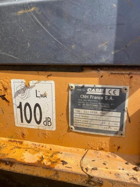 Crawler excavator Case CX135SR: picture 11