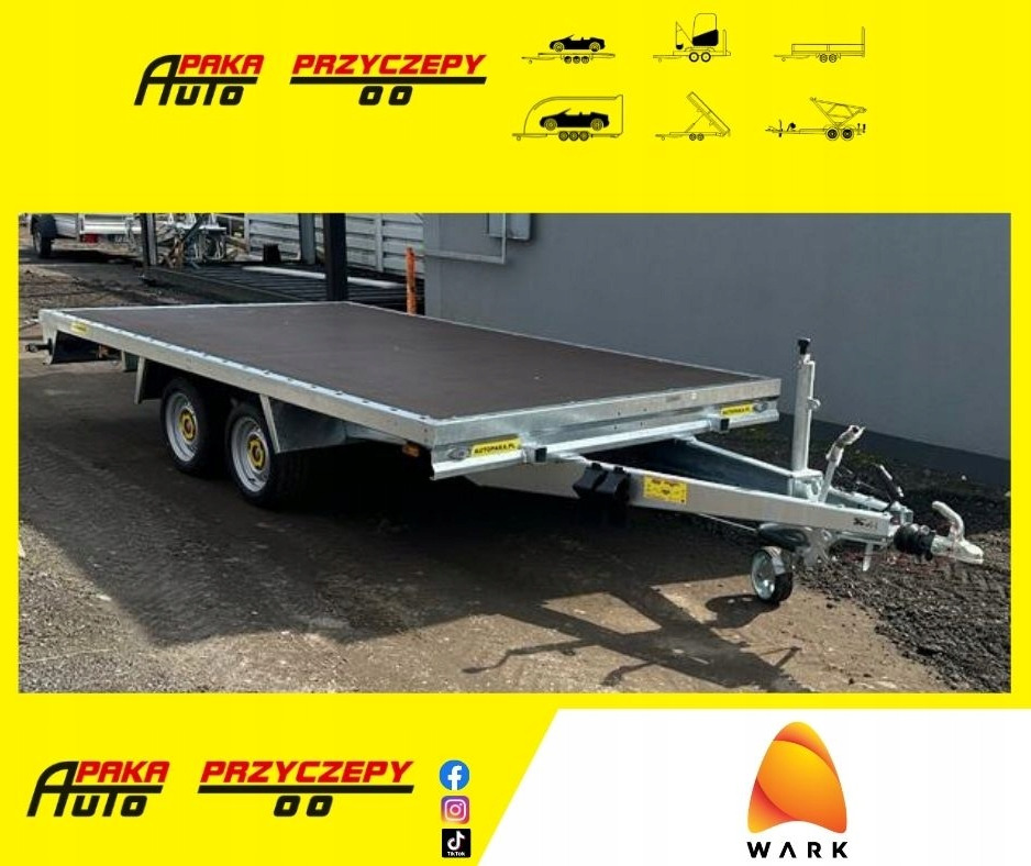 PLATFORMY PRZYCZEPA 4x2 WARK DMC 2700 / WARK 4x2 Platform Trailer DMC 2700 - Dropside/ Flatbed trailer: picture 1 PLATFORMY PRZYCZEPA 4x2 WARK DMC 2700 / WARK 4x2 Platform Trailer DMC 2700 - Dropside/ Flatbed trailer: picture 1