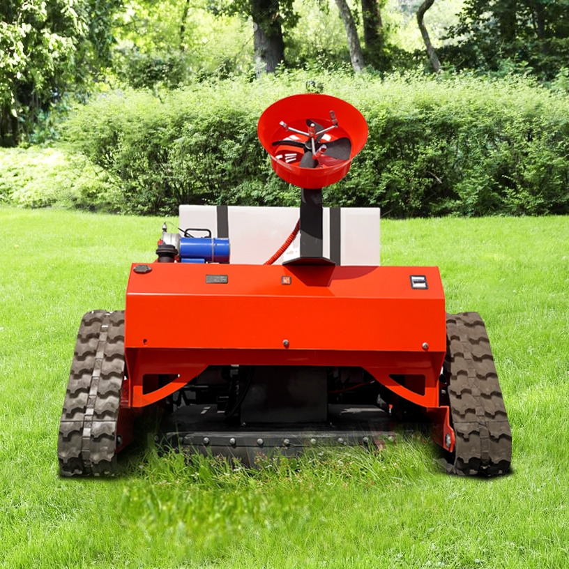 New Garden mower LEZUM LD1000 Multi-function remote control lawn mower Track crawler gasoline gas All-terrain  Agricultural Sprayers Pesticide spraying lawn mower for sale: picture 7