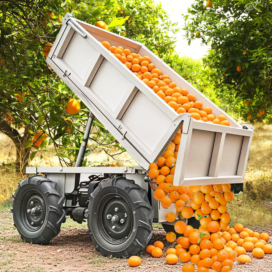LEZUM Electric Remote Control Transporter Agricultural Orchard Farm Electric Utv Material Handling Equipment All Terrain Transport Vehicle - Farm tipping trailer/ Dumper: picture 2 LEZUM Electric Remote Control Transporter Agricultural Orchard Farm Electric Utv Material Handling Equipment All Terrain Transport Vehicle - Farm tipping trailer/ Dumper: picture 2