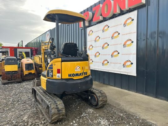 Komatsu PC26MR-3 à 19900€ HT - Mini excavator: picture 4 Komatsu PC26MR-3 à 19900€ HT - Mini excavator: picture 4