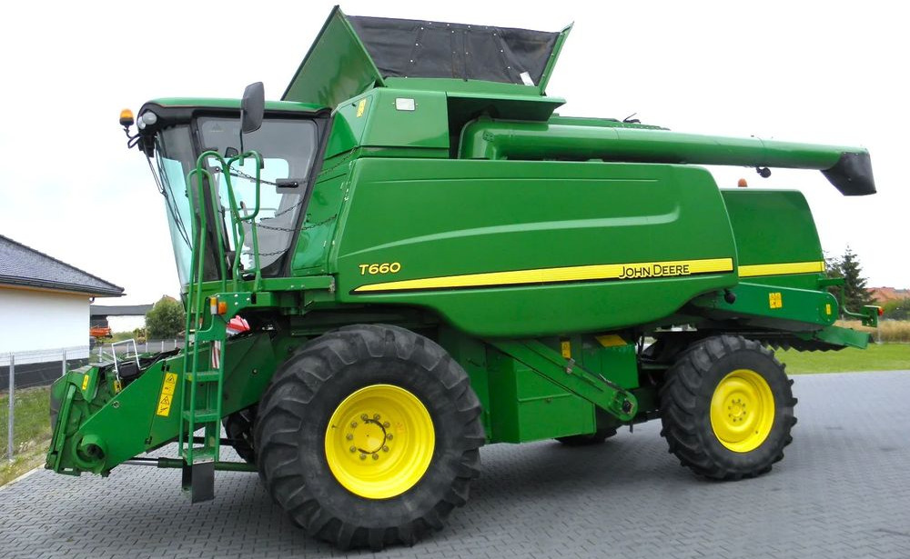 John Deere T660 2008 rok , Heder 6,7 m, Wilgotnosciomierz, Waga, Najbogatsza Wersja, Stan Idealny - Combine harvester: picture 1 John Deere T660 2008 rok , Heder 6,7 m, Wilgotnosciomierz, Waga, Najbogatsza Wersja, Stan Idealny - Combine harvester: picture 1