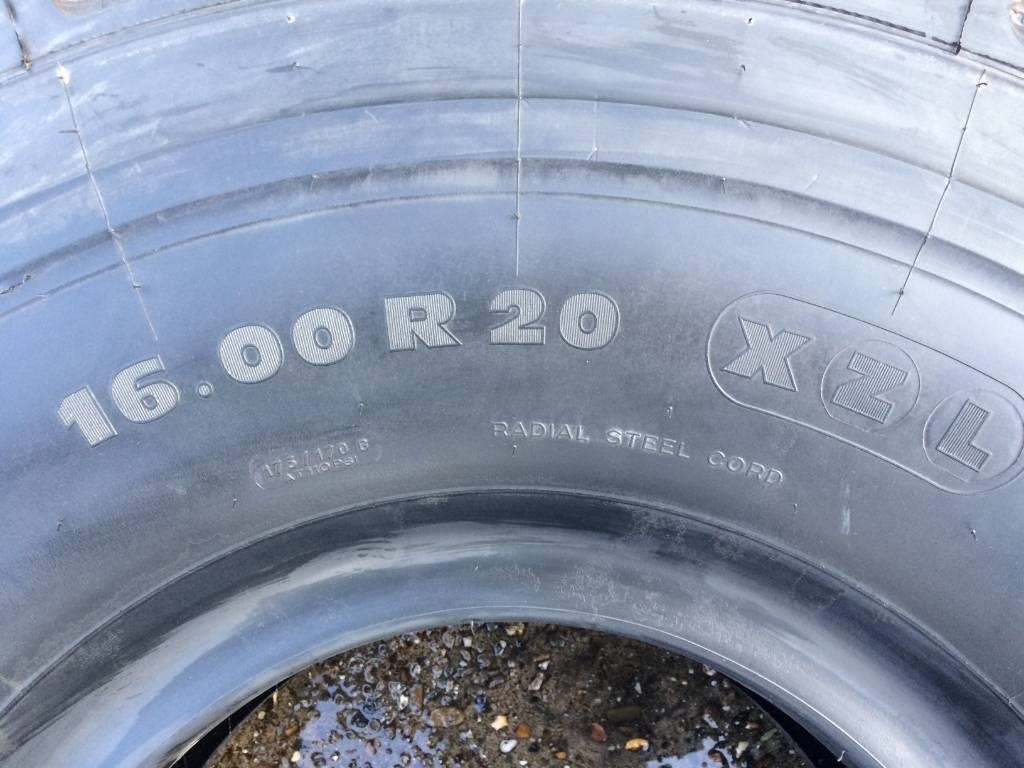 Tire for Truck Michelin 16.00R20 XZL - USED EN 80%: picture 6 Tire for Truck Michelin 16.00R20 XZL - USED EN 80%: picture 6