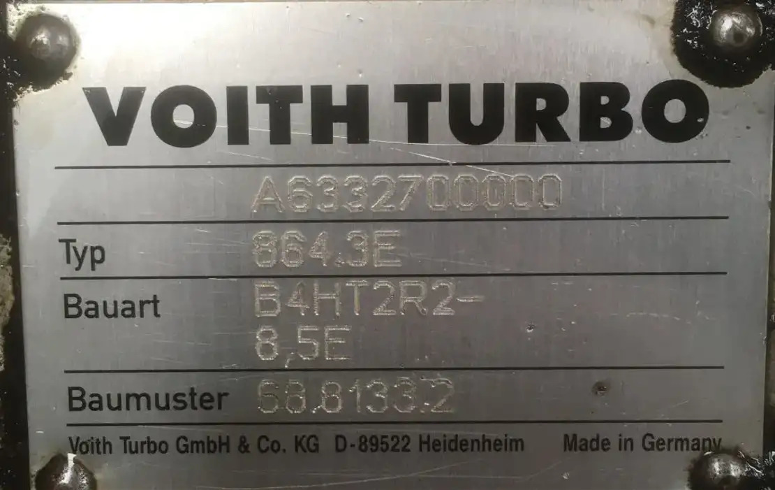 Mercedes-Benz Voith 864.3E Busgetriebe B4HT2R2 -8.5E Mercedes Citaro LE A6332700 - Transmission for Bus: picture 2 Mercedes-Benz Voith 864.3E Busgetriebe B4HT2R2 -8.5E Mercedes Citaro LE A6332700 - Transmission for Bus: picture 2