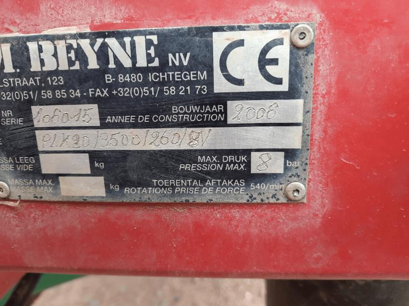 BEYNE PLK3500 - Trailed sprayer: picture 4 BEYNE PLK3500 - Trailed sprayer: picture 4