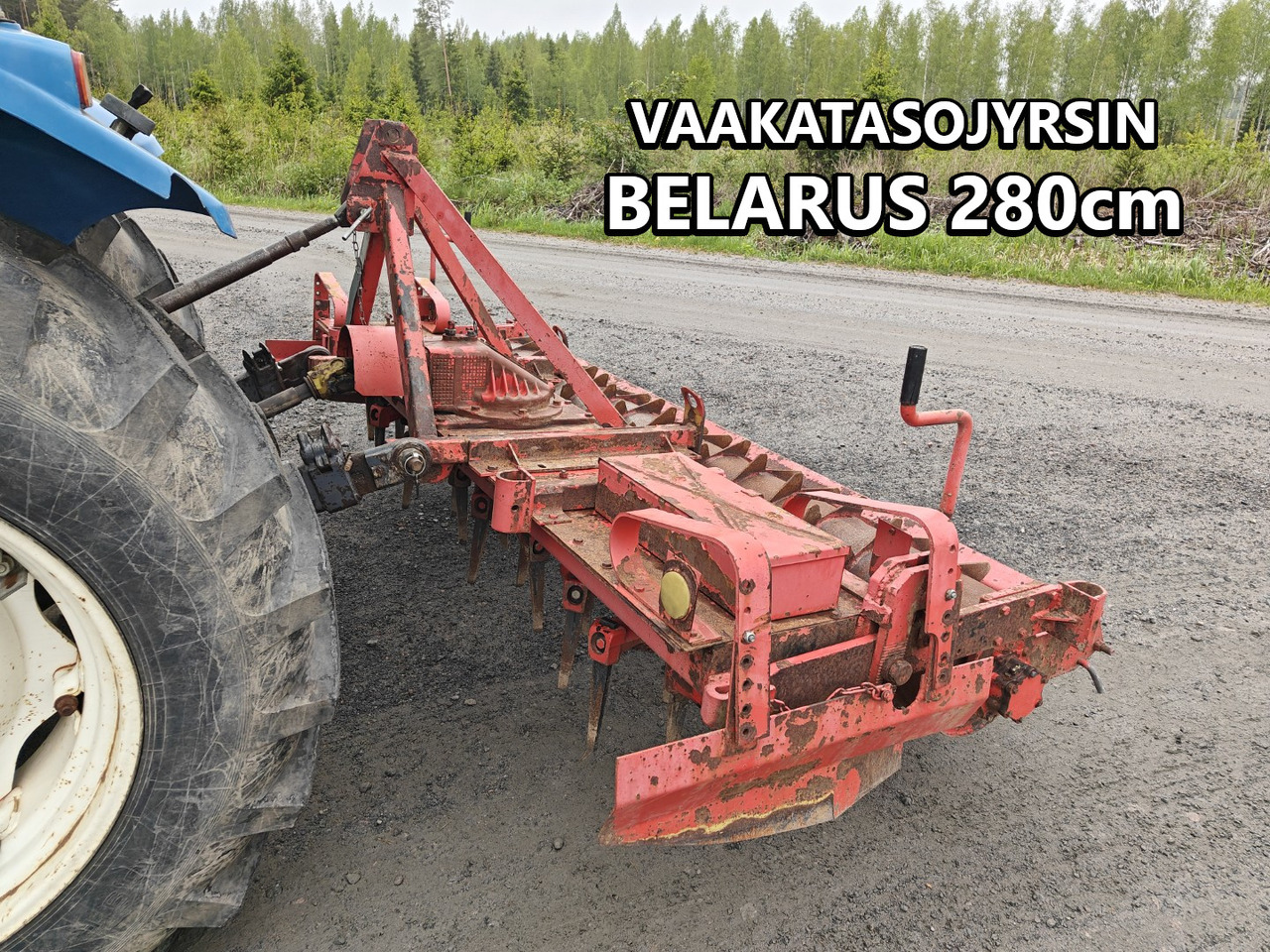 Belarus 280cm vaakatasojyrsin haineväpakkerilla, katso video! - Power harrow: picture 1 Belarus 280cm vaakatasojyrsin haineväpakkerilla, katso video! - Power harrow: picture 1